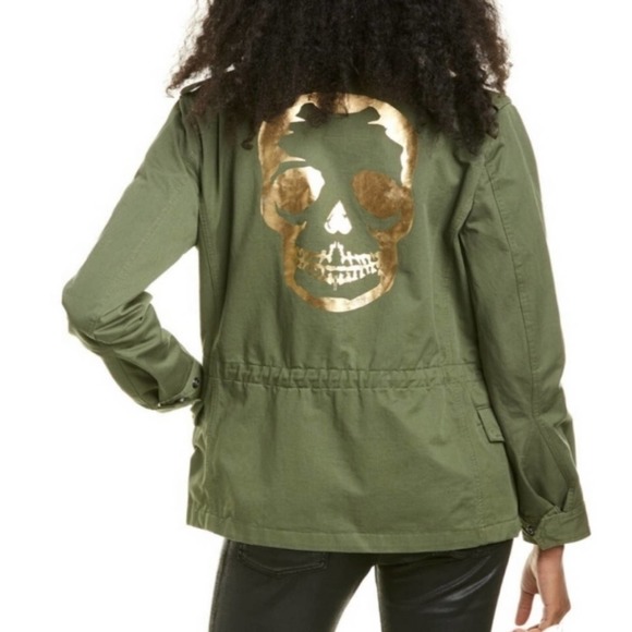 Zadig & Voltaire $598 Kayak Skull military jacket - 36 / small
